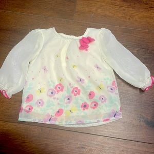 3 to 6 month flower shirt